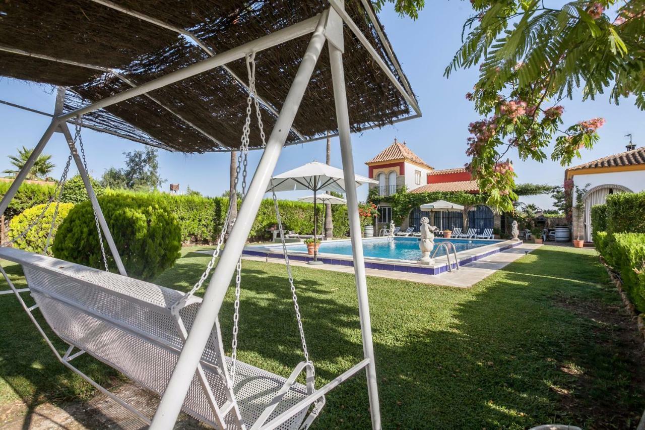 Casa De Campo Con Piscina En Sevilla En Лос-Паласьос-і-Вільяфранка Екстер'єр фото