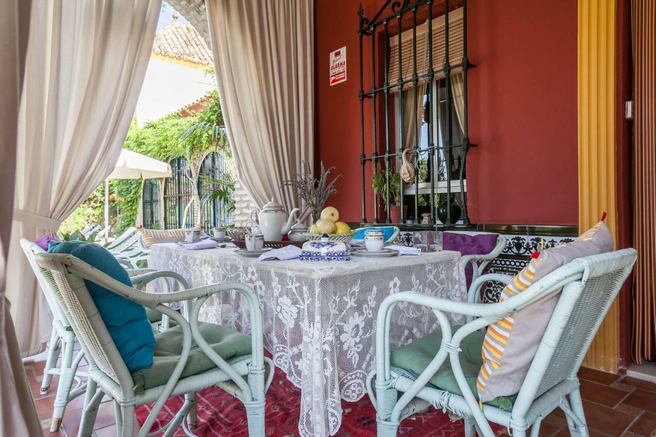 Casa De Campo Con Piscina En Sevilla En Лос-Паласьос-і-Вільяфранка Екстер'єр фото